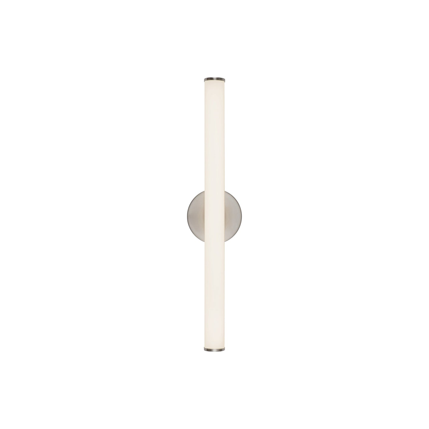 Tectra LED Bath Wall Light in Brushed Nickel (24.13-Inch).