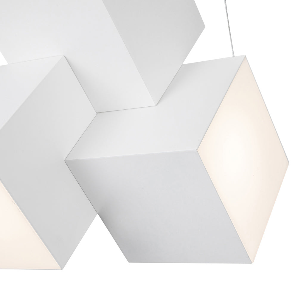 Tetra LED Pendant Light in Detail.