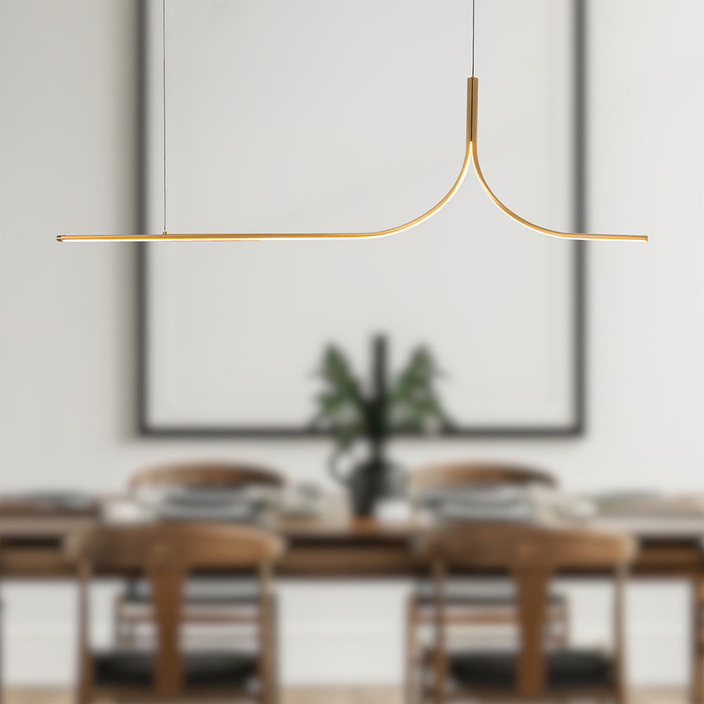 Thread Linear LED Pendant Light in Detail.