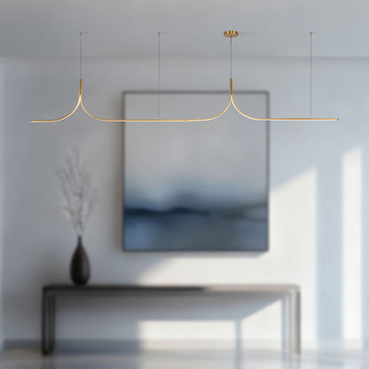 Thread Linear LED Pendant Light in Detail.