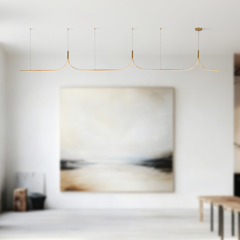 Thread Linear LED Pendant Light in Detail.