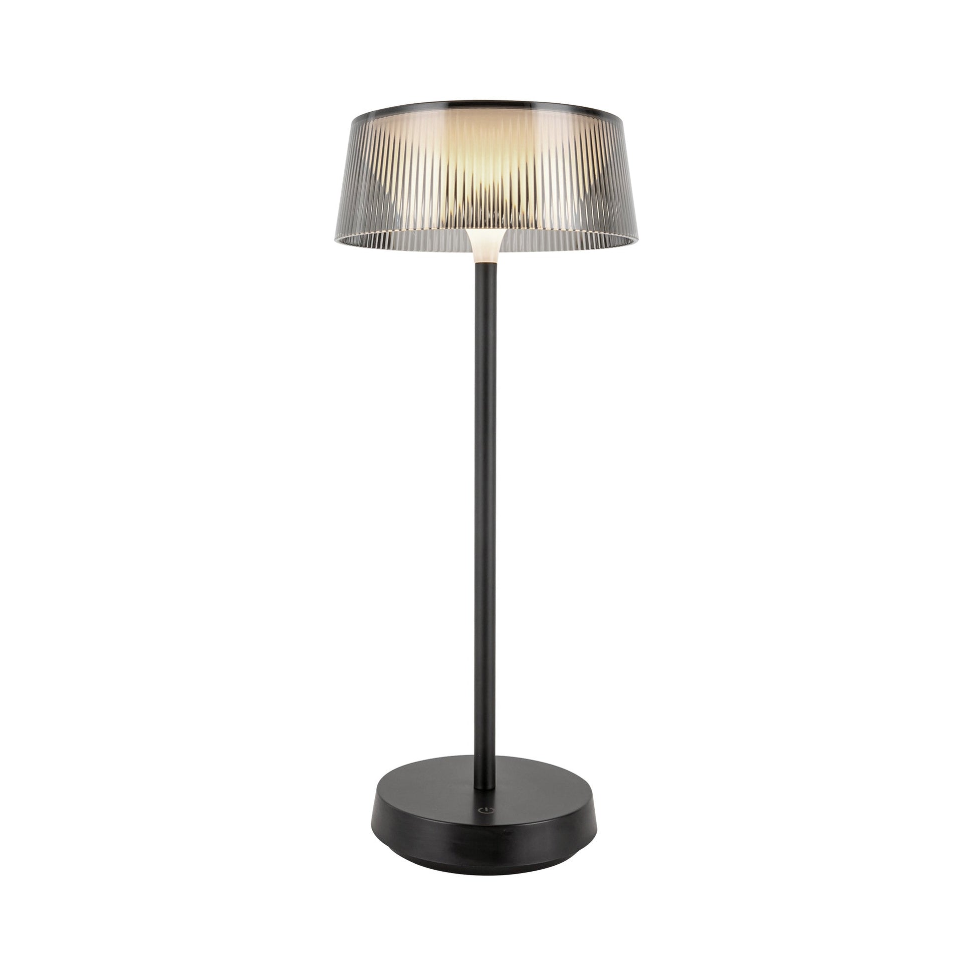 Tindra LED Table Lamp in Black.
