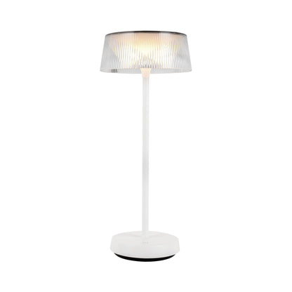 Tindra LED Table Lamp in White.