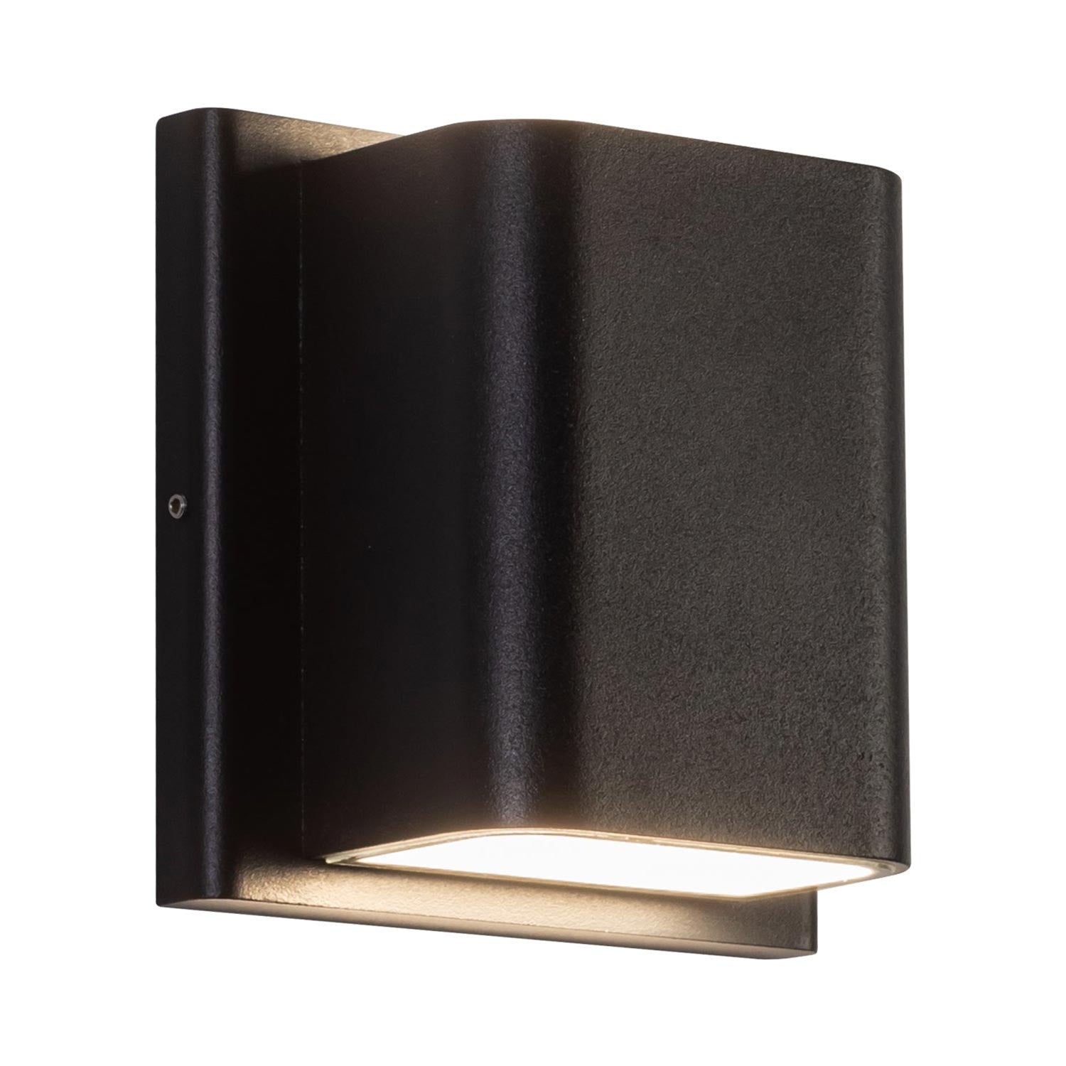 Tolan Outdoor LED Up / Down Wall Light in Black.