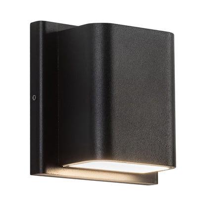 Tolan Outdoor LED Wall Light in Black.