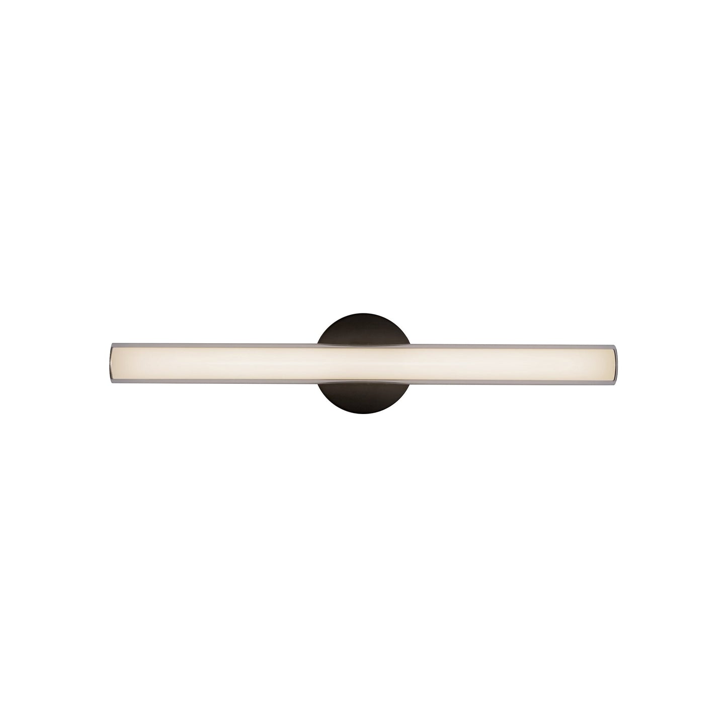 Tole LED Bath Wall Light in Black (24.13-Inch).