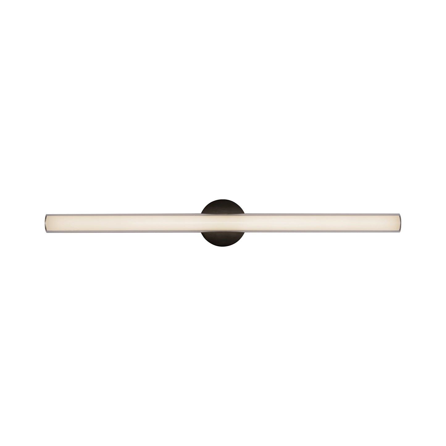 Tole LED Bath Wall Light in Black (36-Inch).