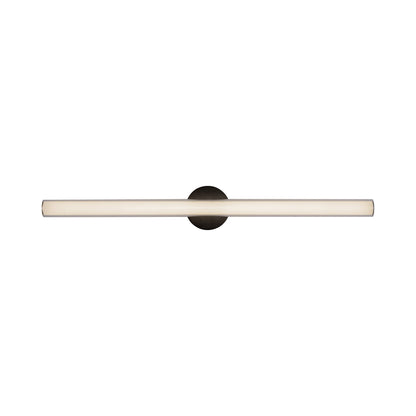 Tole LED Bath Wall Light in Black (36-Inch).