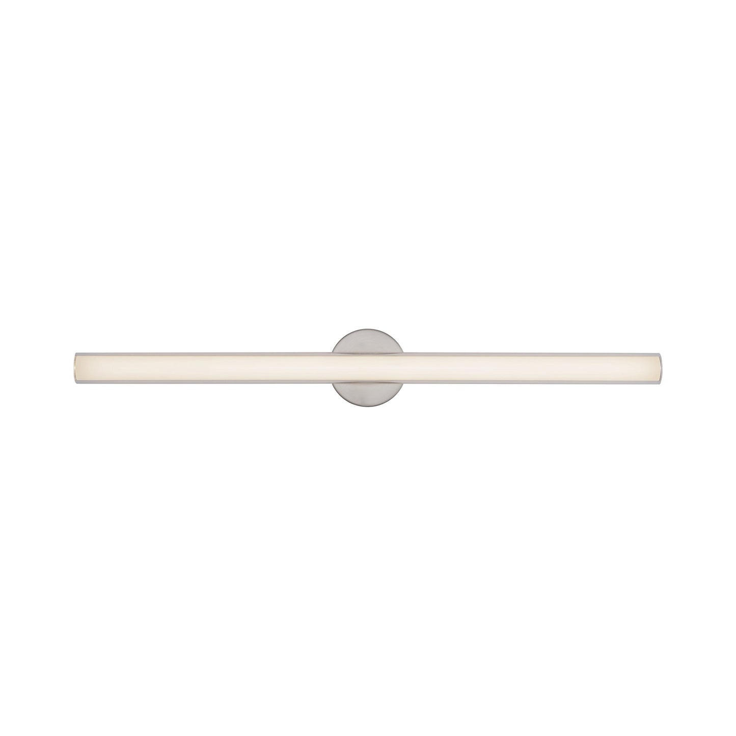 Tole LED Bath Wall Light in Brushed Nickel (36-Inch).