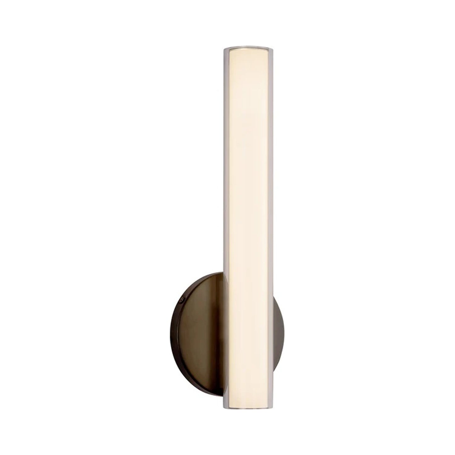 Tole Vertical LED Bath Wall Light in Black.