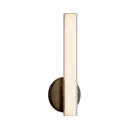 Tole Vertical LED Bath Wall Light in Black.
