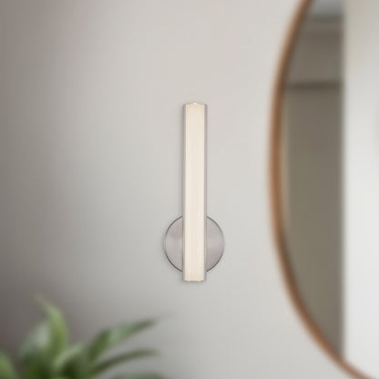 Tole Vertical LED Bath Wall Light in Detail.