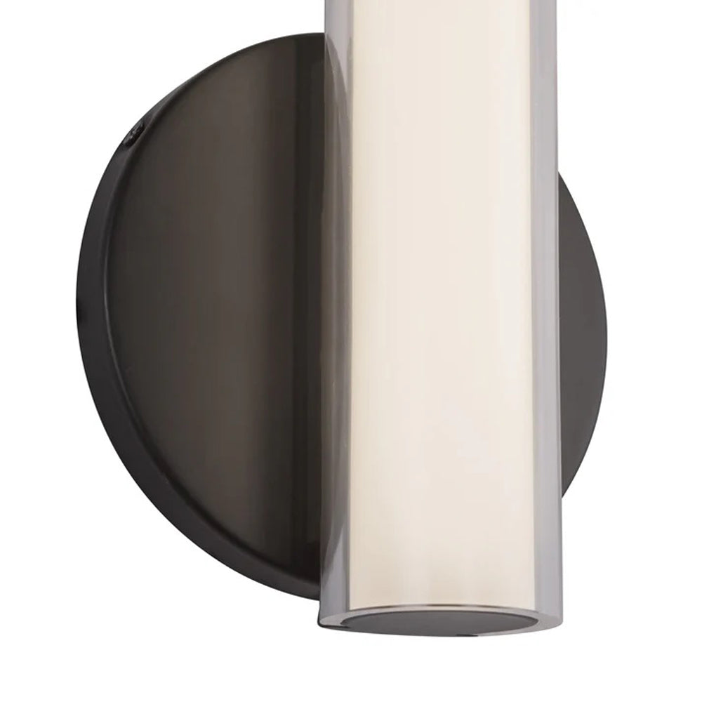 Tole Vertical LED Bath Wall Light in Detail.