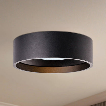 Trenton Outdoor LED Flush Mount Ceiling Light in Detail.