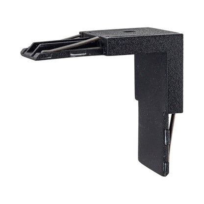 Trilo Track Connector in Black (Wall Connector).