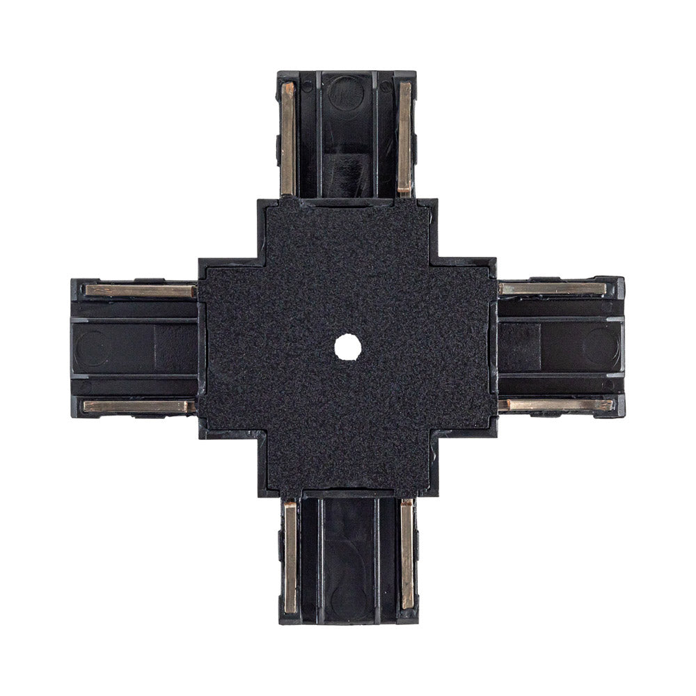 Trilo Track Connector in Black (X-Connector).