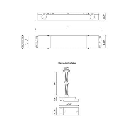 Trilo Track Remote Driver - line drawing.