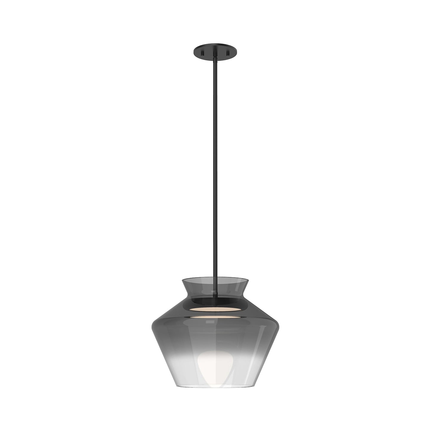 Trinity LED Pendant Light in Smoked (13.18-Inch).