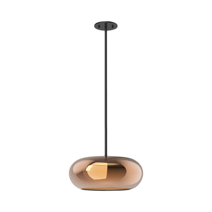 Trinity LED Pendant Light in Copper (14.25-Inch).