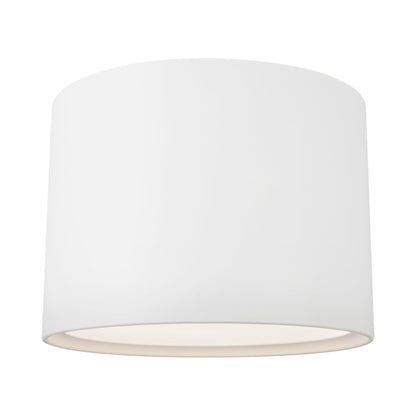 Uma LED Semi Flush Mount Ceiling Light in White (15.13-Inch/11.13-Inch).