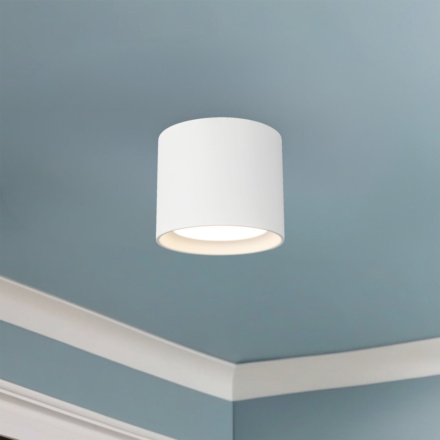 Uma LED Semi Flush Mount Ceiling Light in Detail.