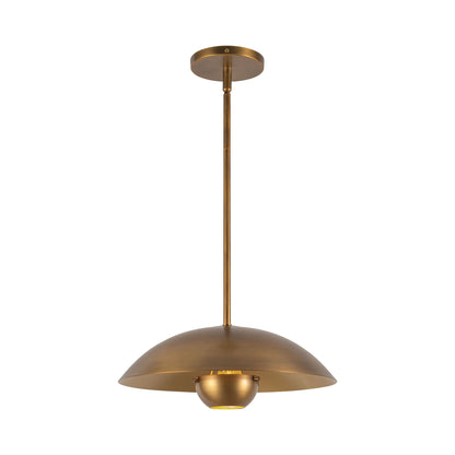 Umbra Pendant Light in Vintage Brass.