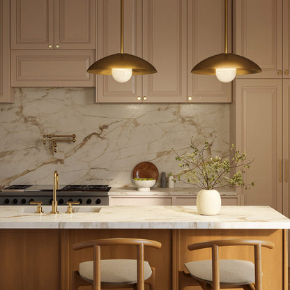 Umbra Pendant Light in kitchen.