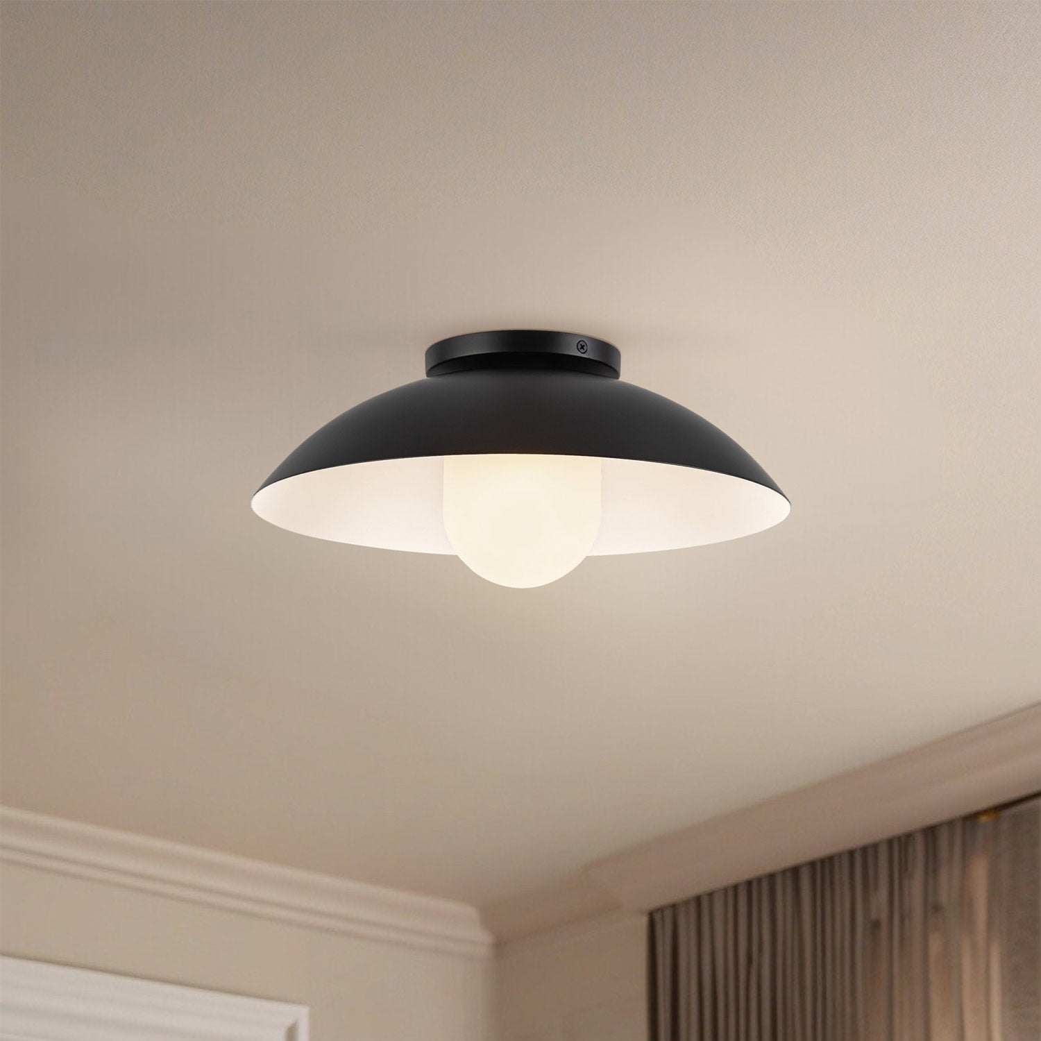 Umbra Semi Flush Mount Ceiling Light in Detail.