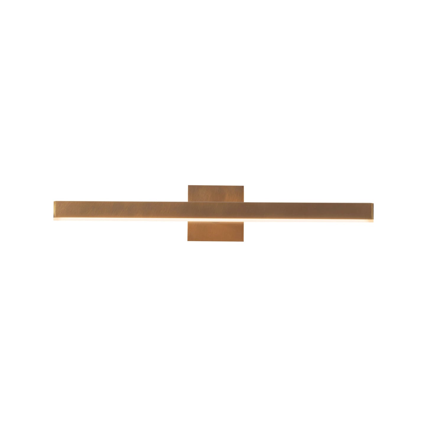 Vega LED Picture Light in Vintage Brass (22.88-Inch).