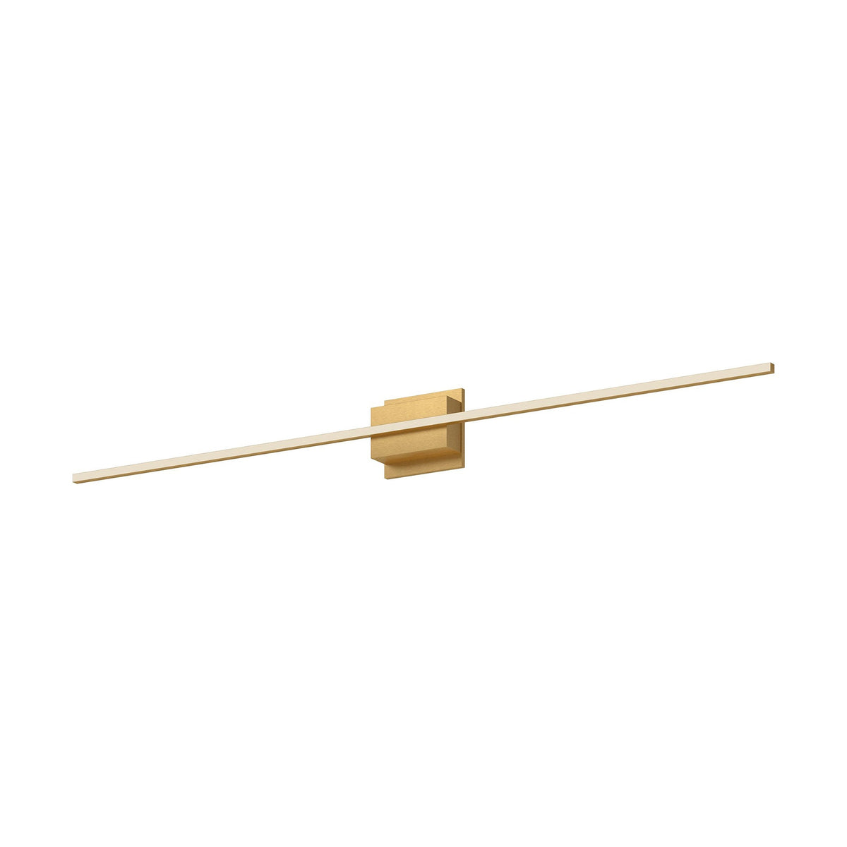 Vega Minor LED Wall Light in Brushed Gold (48-Inch).