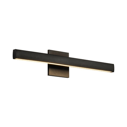 Vera LED Bath Vanity Light in Black (23-Inch).