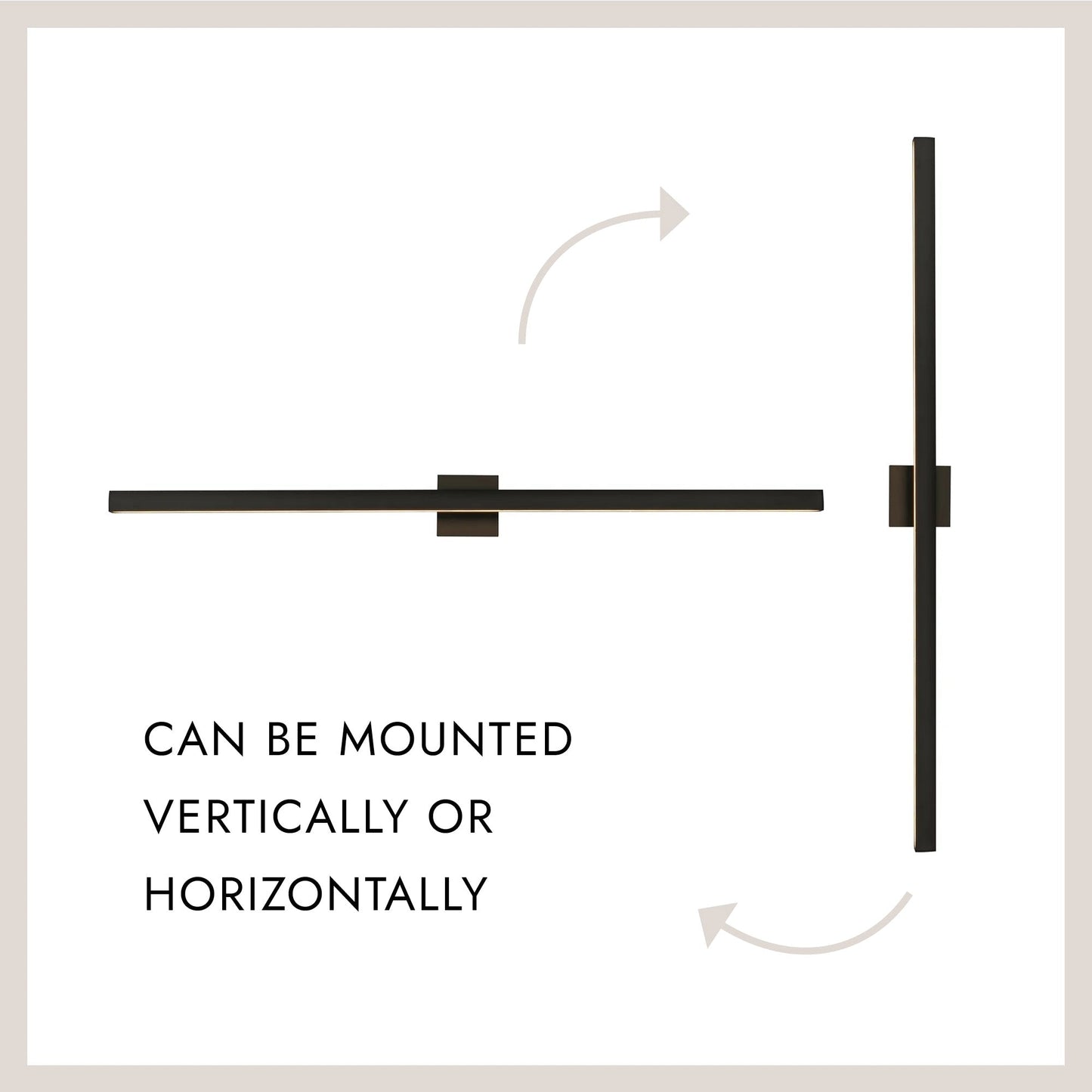 Vera LED Bath Vanity Light in Detail.