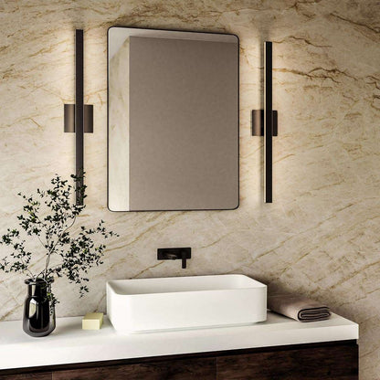 Vera LED Bath Vanity Light in bathroom.