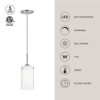 Verona LED Pendant Light in Detail.