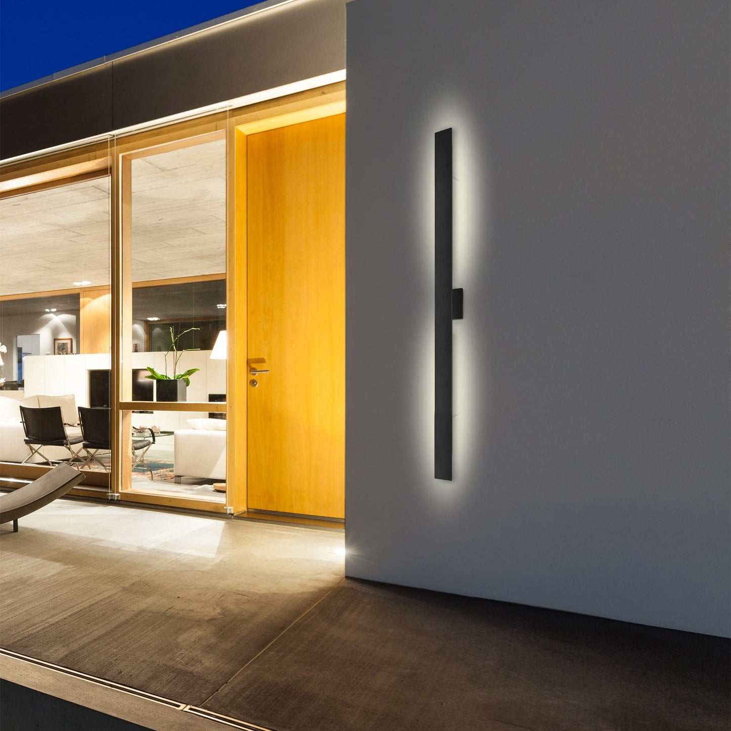 Vesta LED Wall Light Outside Area.