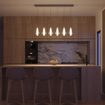 Victoria MP3005 Multi Light LED Pendant Light in kitchen.