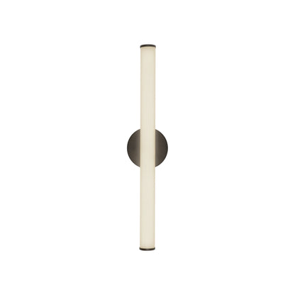 Vire LED Bath Wall Light in Black (24.13-Inch).