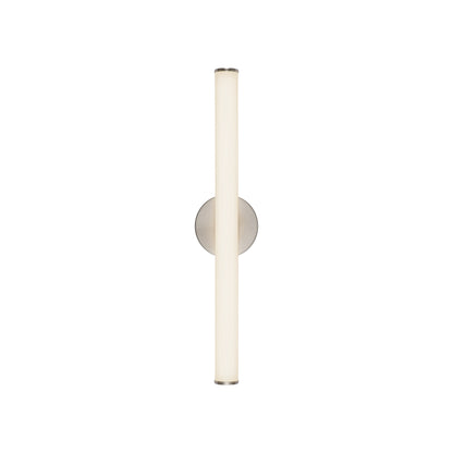 Vire LED Bath Wall Light in Brushed Nickel (24.13-Inch).