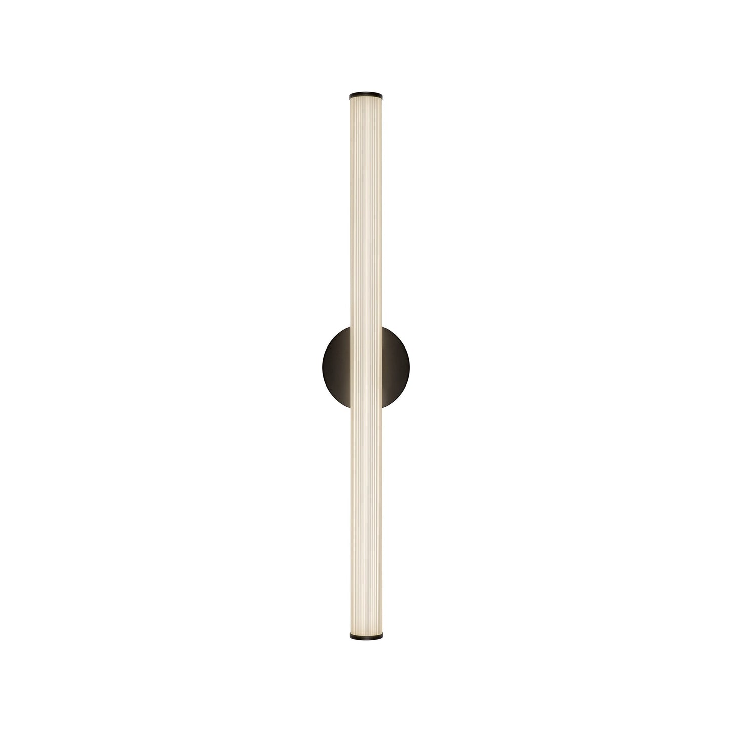 Vire LED Bath Wall Light in Black (30-Inch).