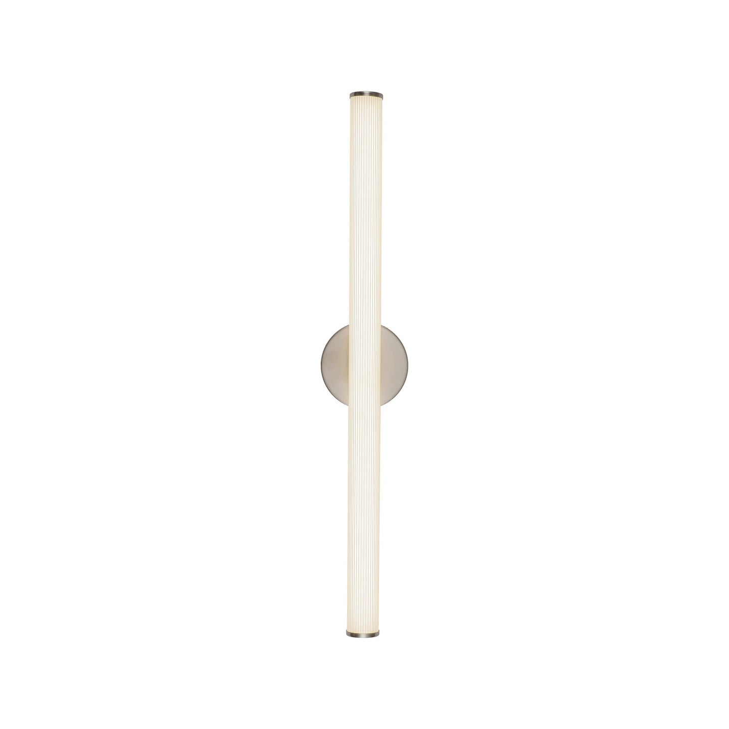 Vire LED Bath Wall Light in Brushed Nickel (30-Inch).
