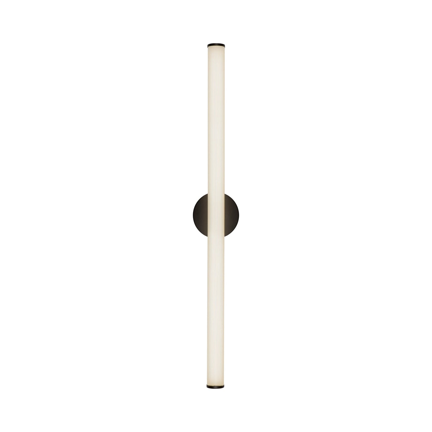 Vire LED Bath Wall Light in Black (36-Inch).