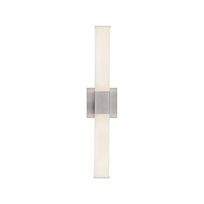 Vivi LED Bath Wall Light in Brushed Nickel (24.13-Inch).