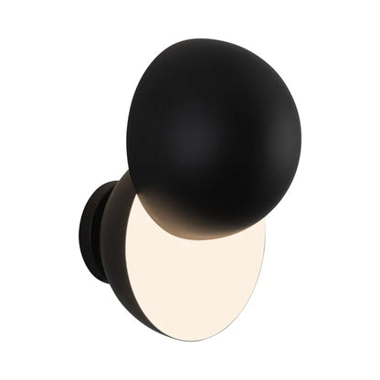 Void LED Wall Light in Black.