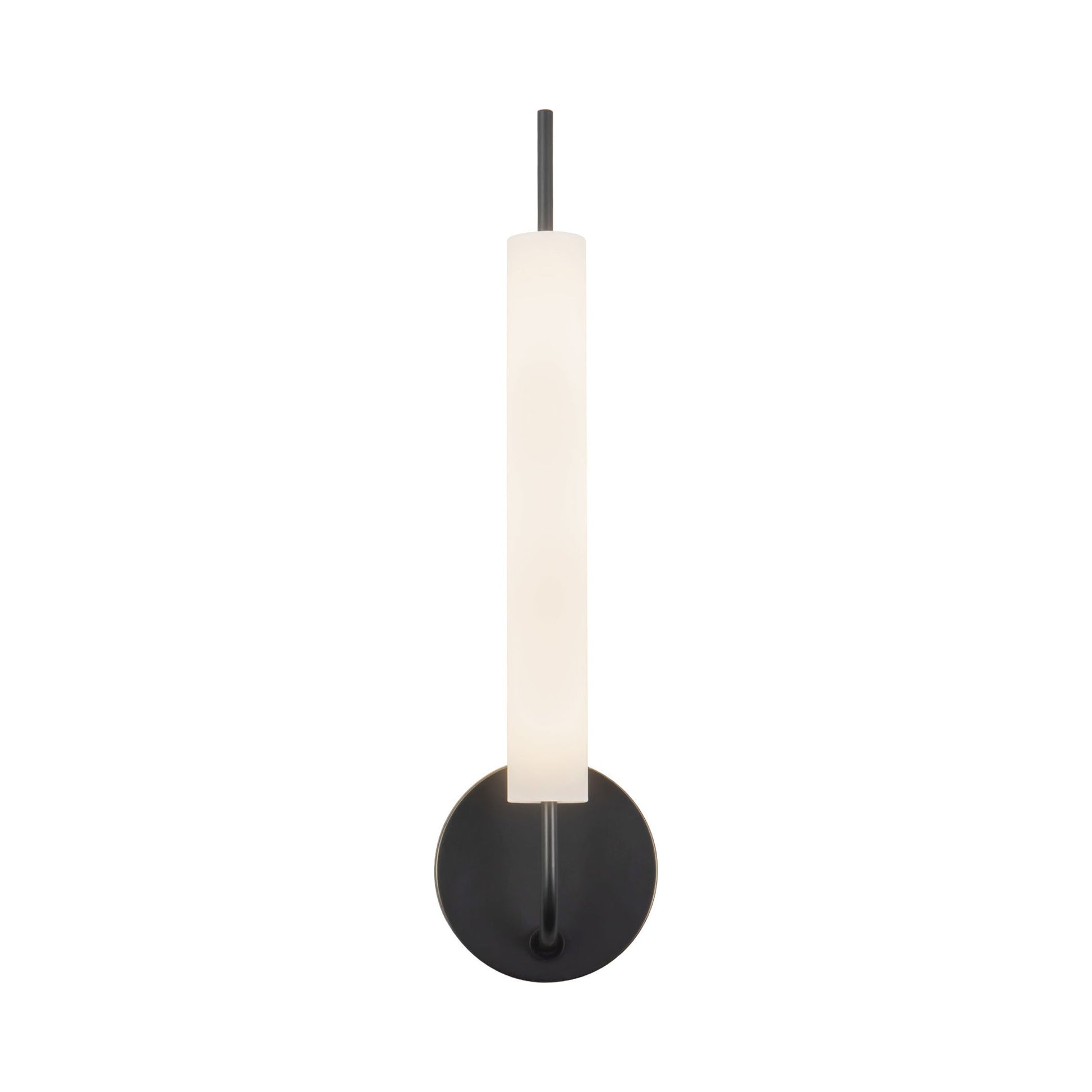 Wick LED Wall Light in Urban Bronze.