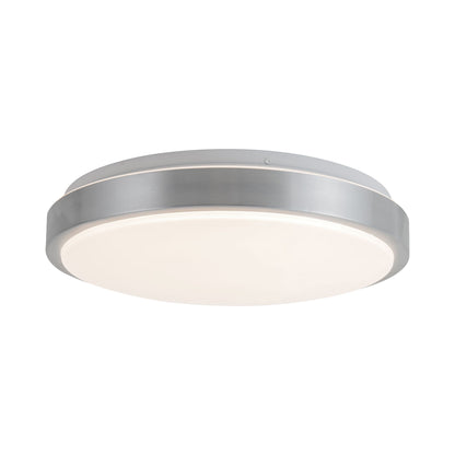 Yanis LED Flush Mount Ceiling Light in Brushed Nickel (15.13-Inch).