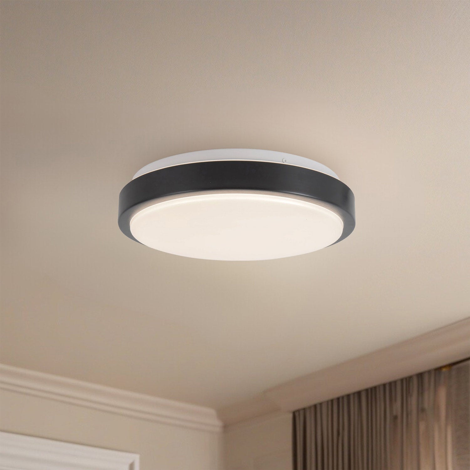 Yanis LED Flush Mount Ceiling Light in Detail.