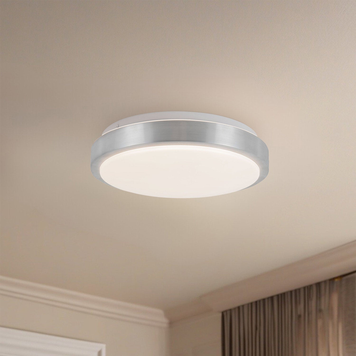 Yanis LED Flush Mount Ceiling Light in Detail.