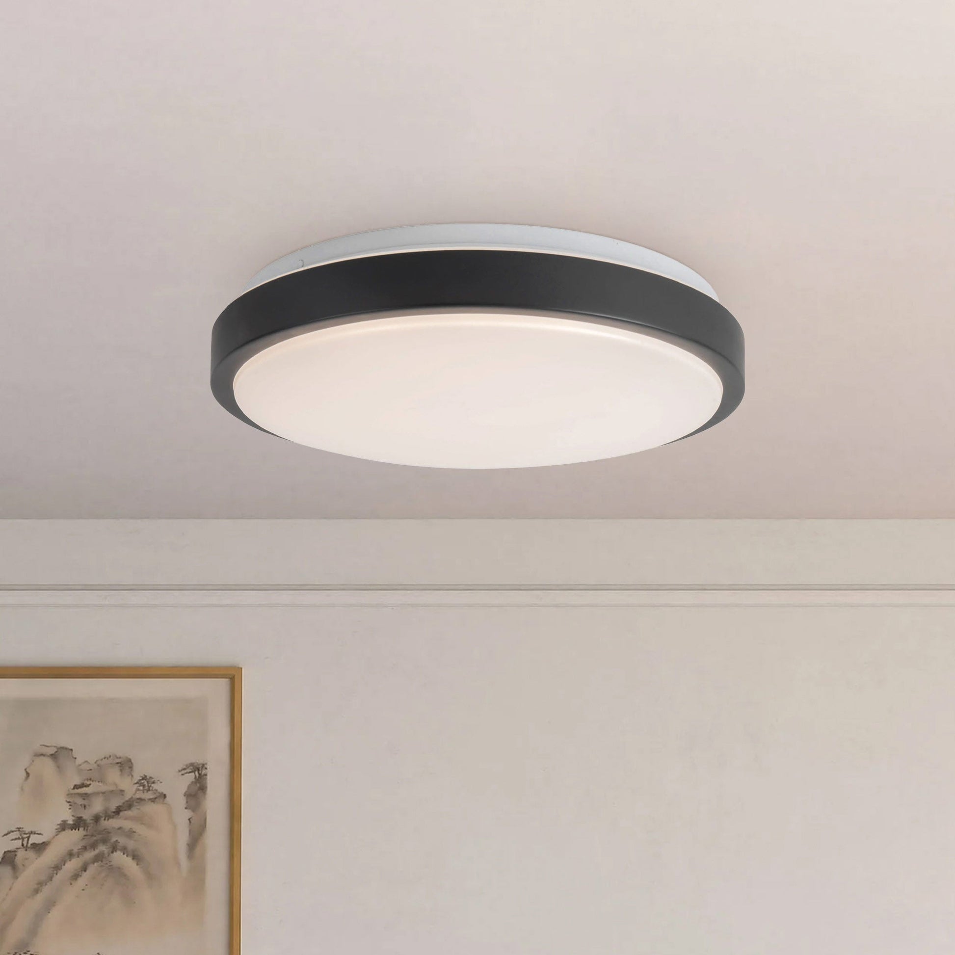 Yanis LED Flush Mount Ceiling Light in Detail.