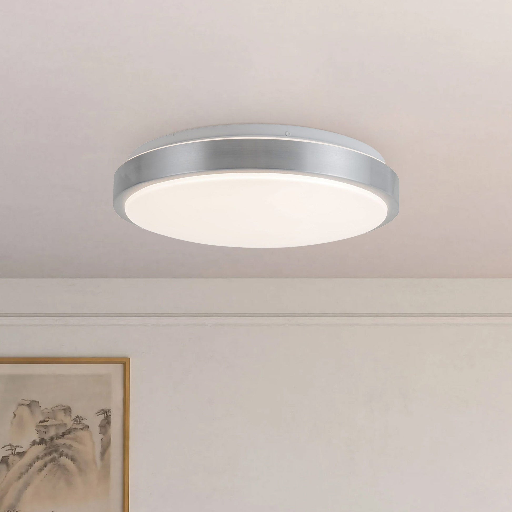 Yanis LED Flush Mount Ceiling Light in Detail.