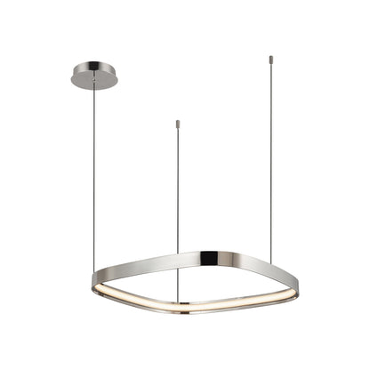 Yukon LED Pendant Light - in Polished Nickel (Small).